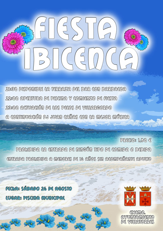 Fiesta Ibicenca en la piscina municipal