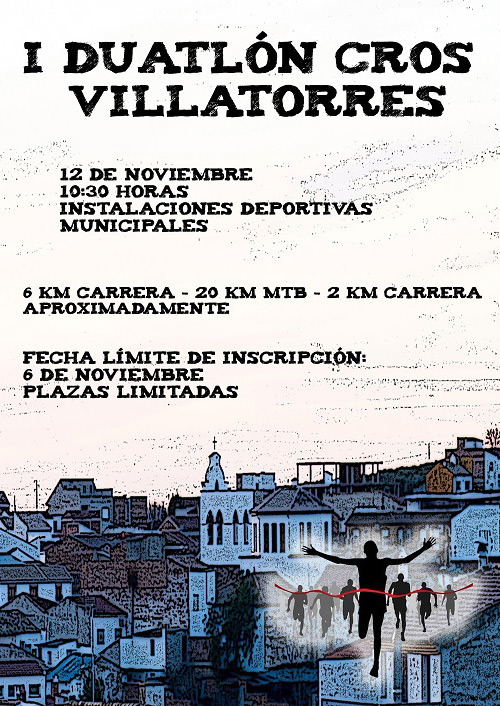 Villatorres presenta el I Duatlon Cros Villatorres