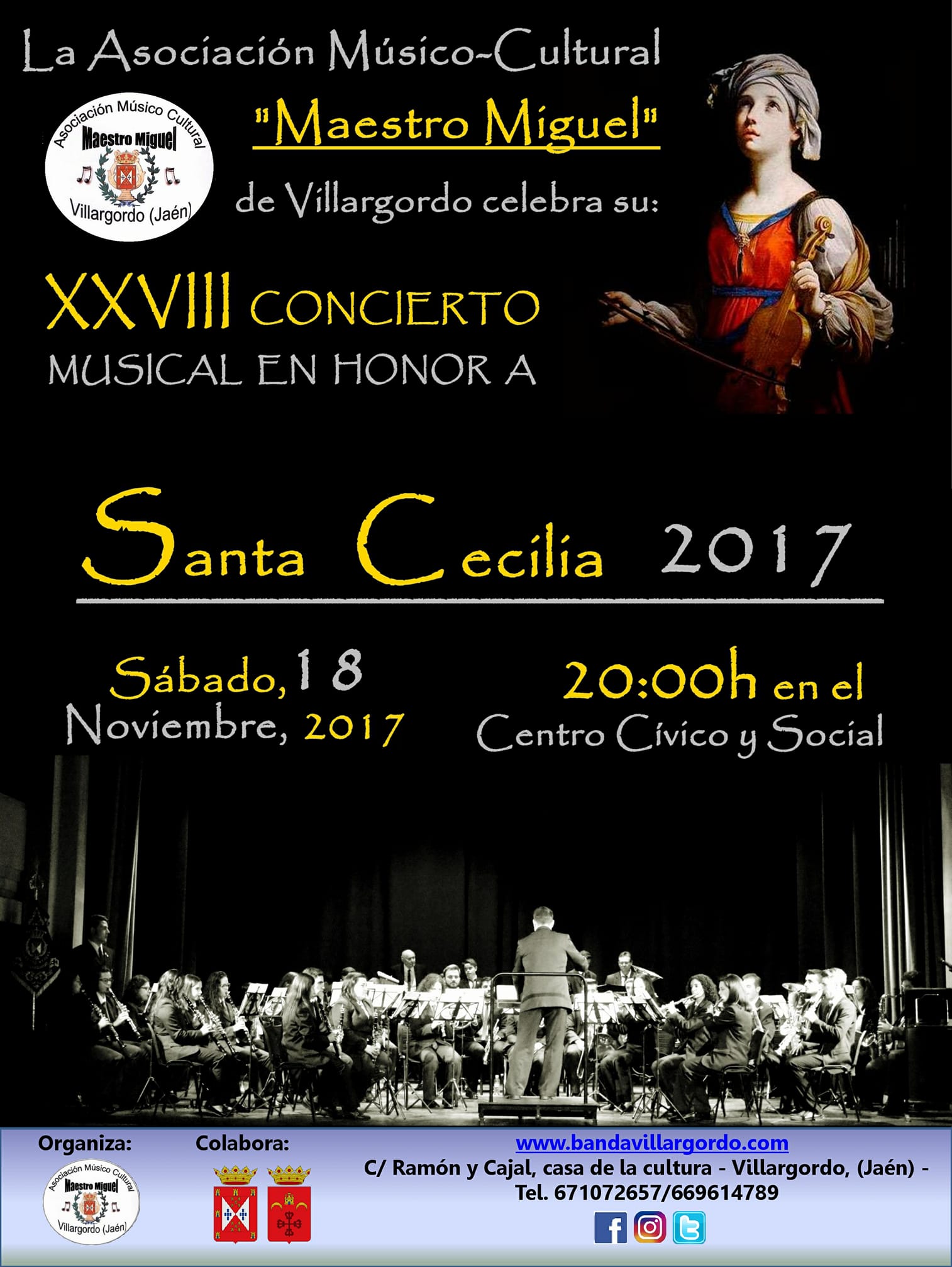 XXVIII Concierto Musical en honor a Santa Cecilia