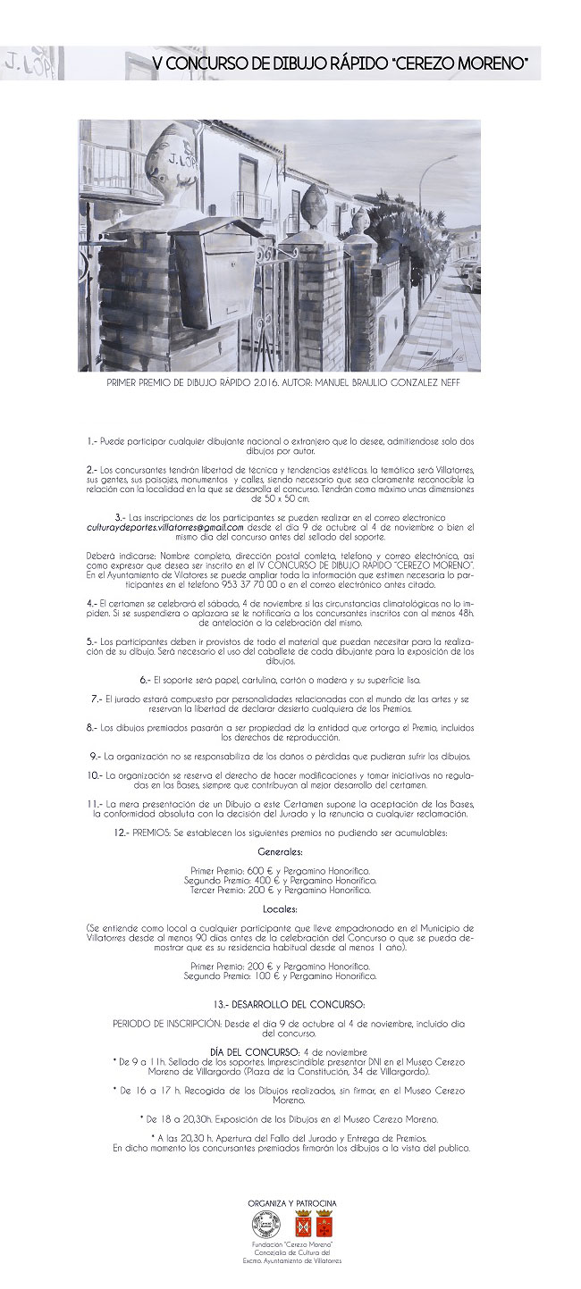 V Concurso de Dibujo Rápido