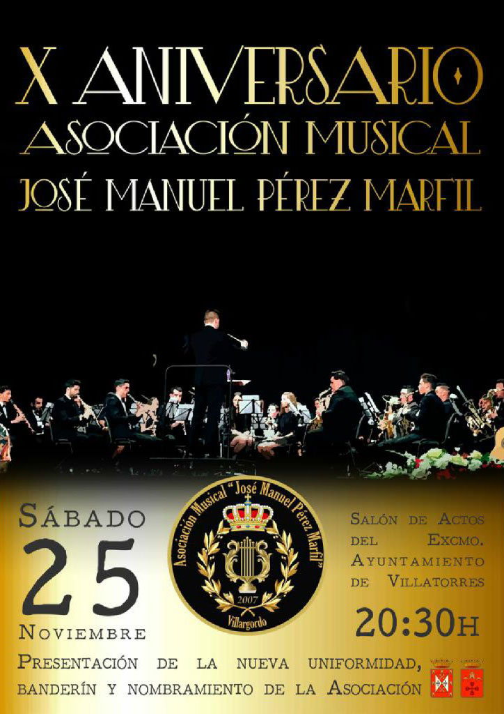 X Aniversario Asociación musical Jose Manuel Pérez Marfil