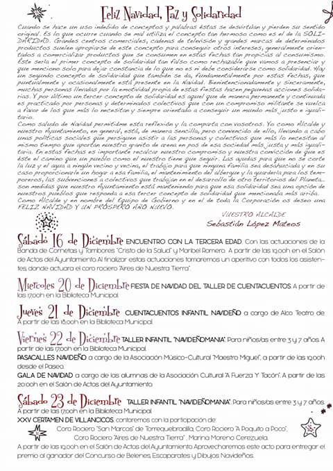programacion navidad