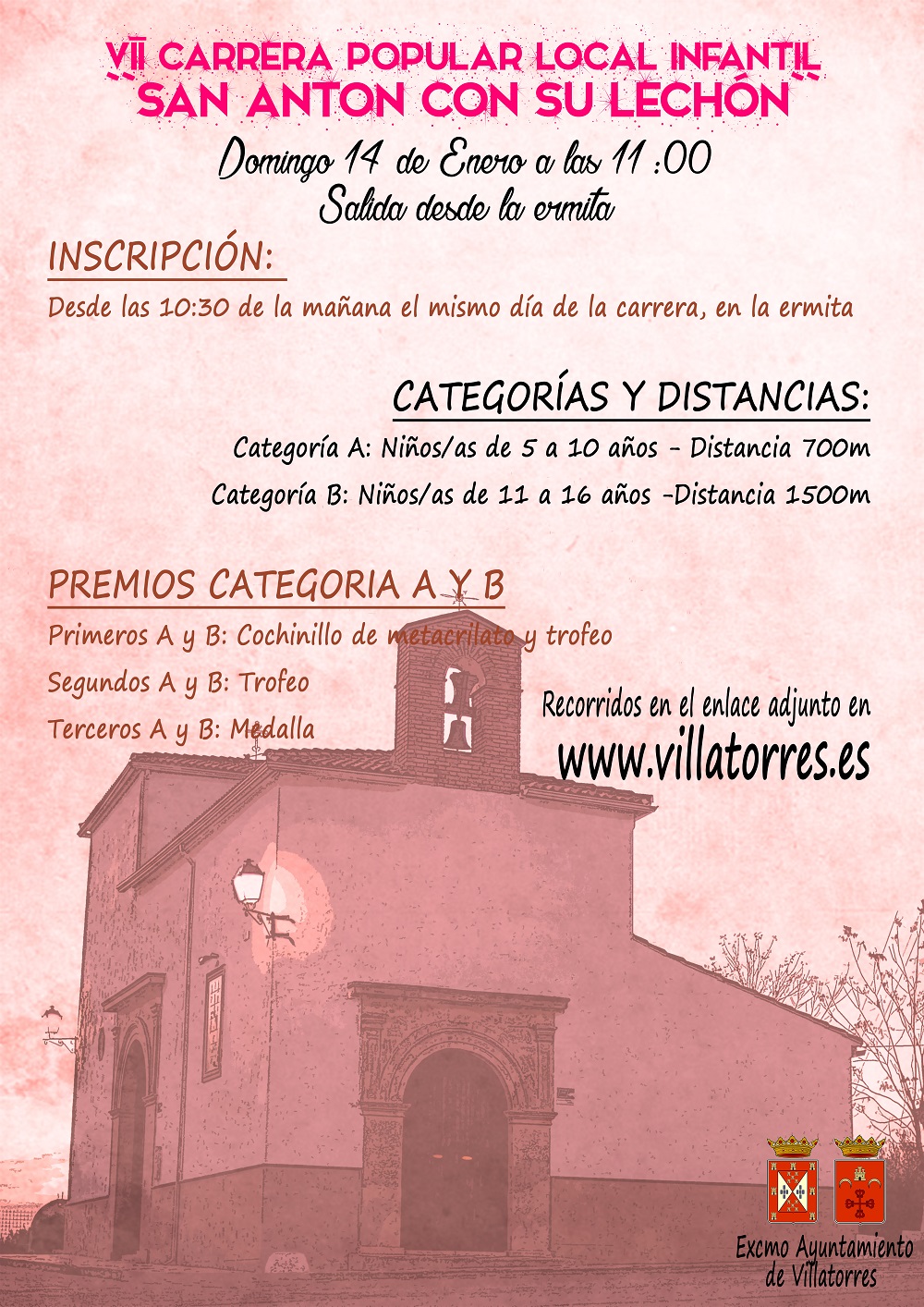 VII Carrera Popular Infantil San Antón con su Lechón