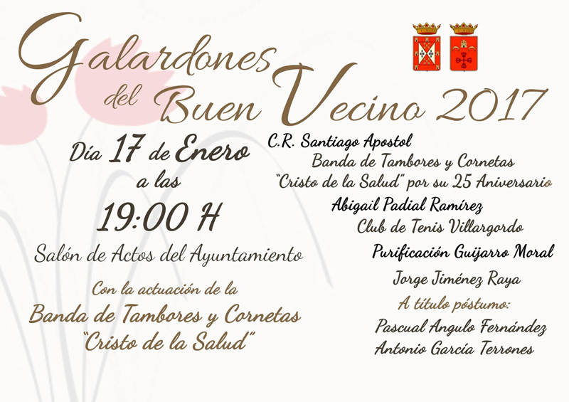 Galardón del Buen Vecino 2017