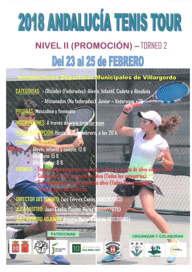 Campeonato 2018 Andalucía Tenis Tour
