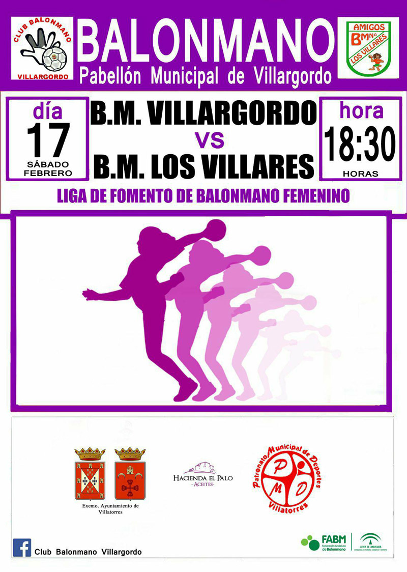 Partido de Balonmano femenino: BM. Villargordo - BM Los Villares
