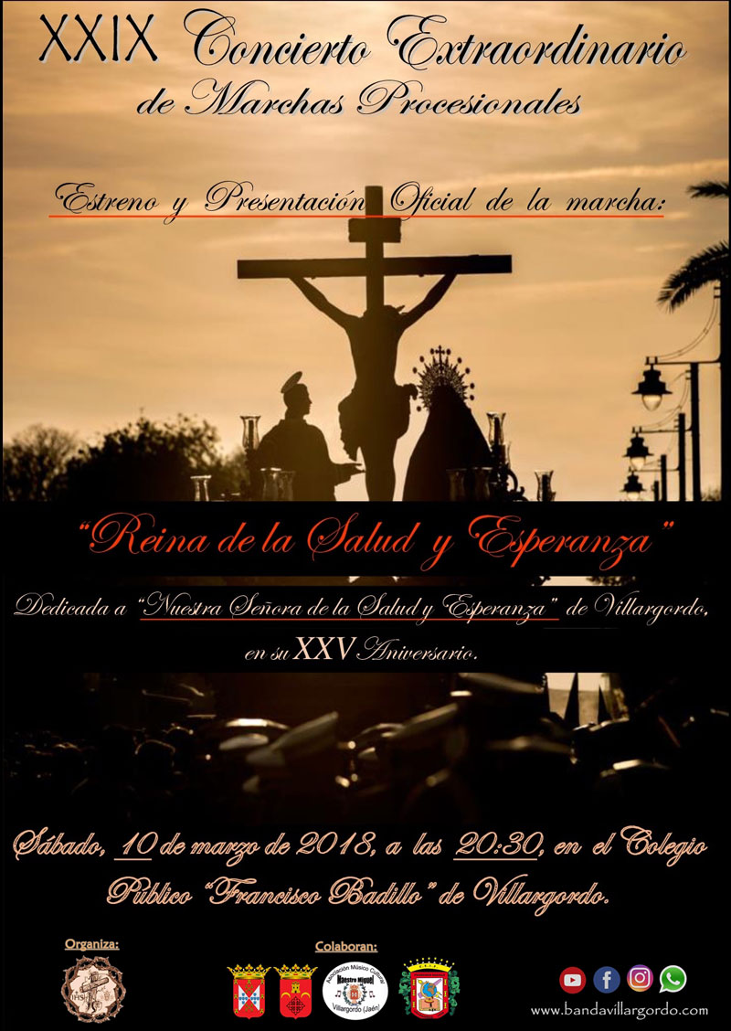 XXIX Concierto extraordinario de marchas procesionales