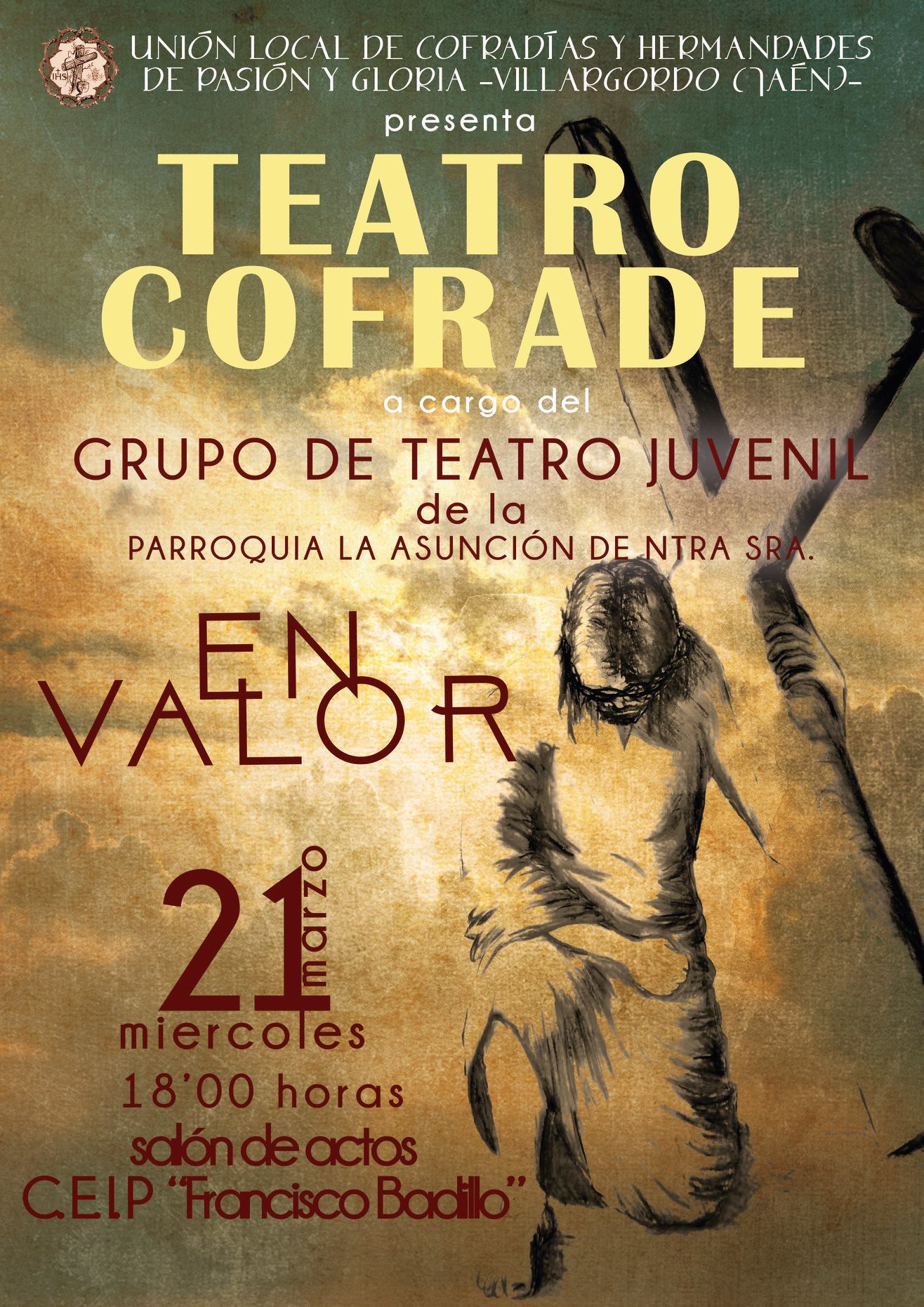 Nueva representación del Teatro cofrade - Grupo de teatro juvenil - En Valor