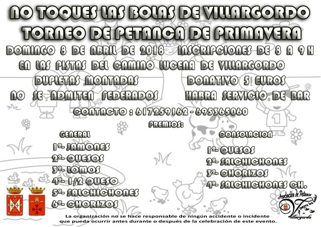Torneo de Petanca de Primavera