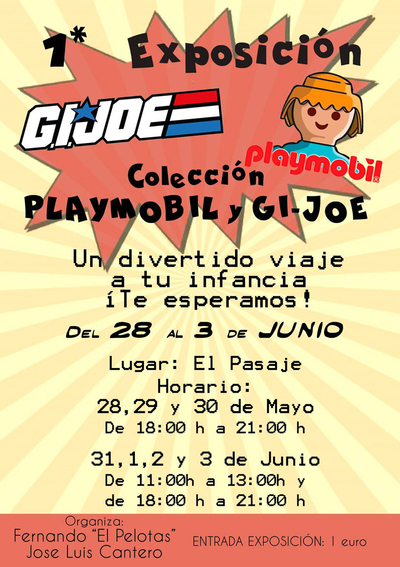 1ª Exibición colección Playmobil & Gijoe