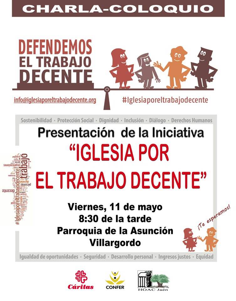 Charla-coloquio: Iglesia por el trabajo decente