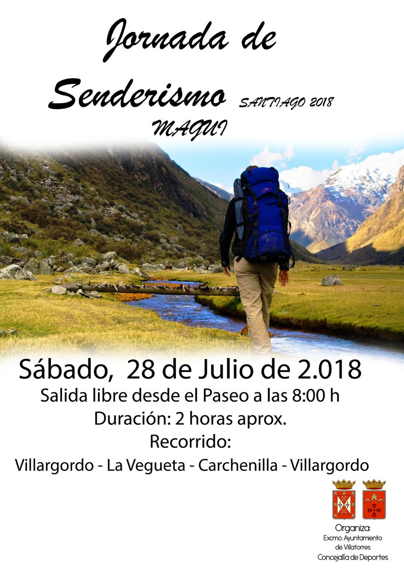 Jornada de senderismo Santiago 2018