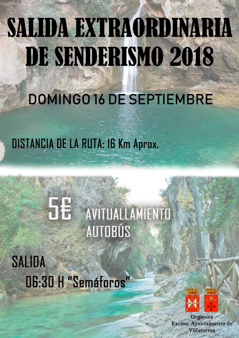 Salida extraordinaria de Senderismo 2018