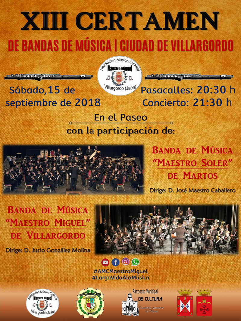 XII Certamen de bandas Ciudad de Villargordo