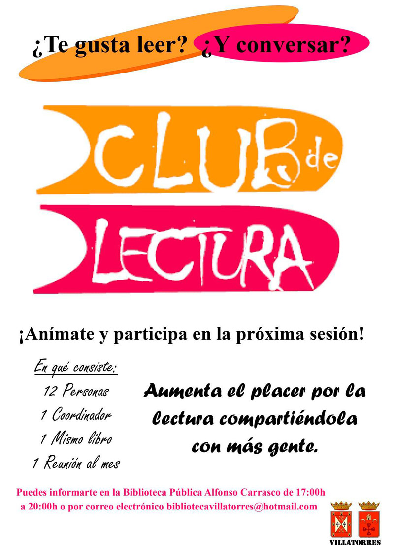 Club de lectura en Villargordo 2018