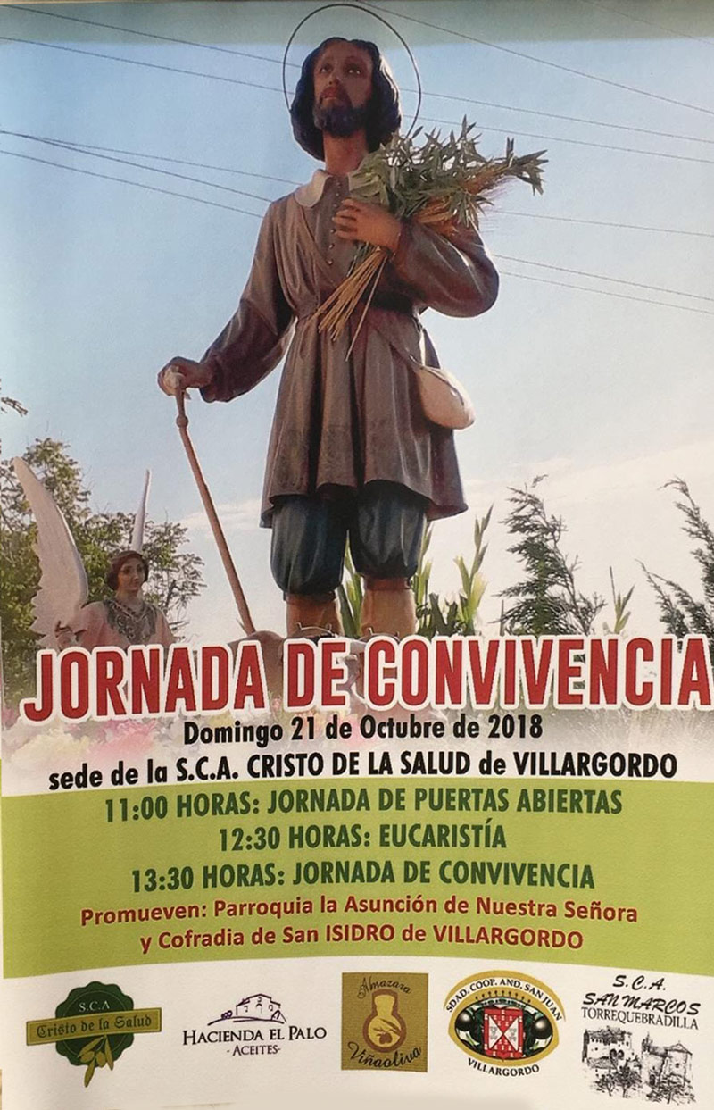Eucaristía y jornada de convivencia el 21 de octubre
