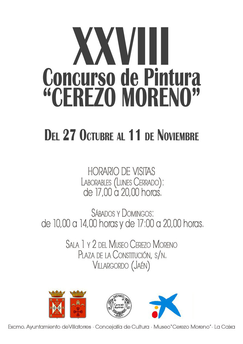 XXVIII Concurso de Pintura Cerezo Moreno