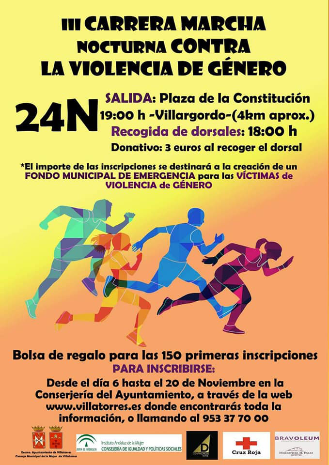 III Carrera marcha noctura contra la violencia de género