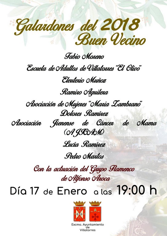 Gala del Buen Vecino 2018