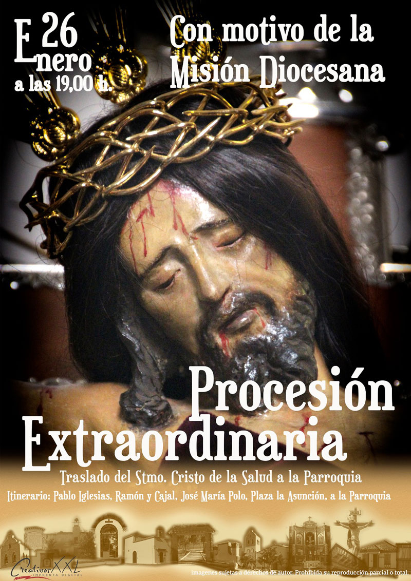Procesión extraordinaria con motivo de la Misión Diocesana