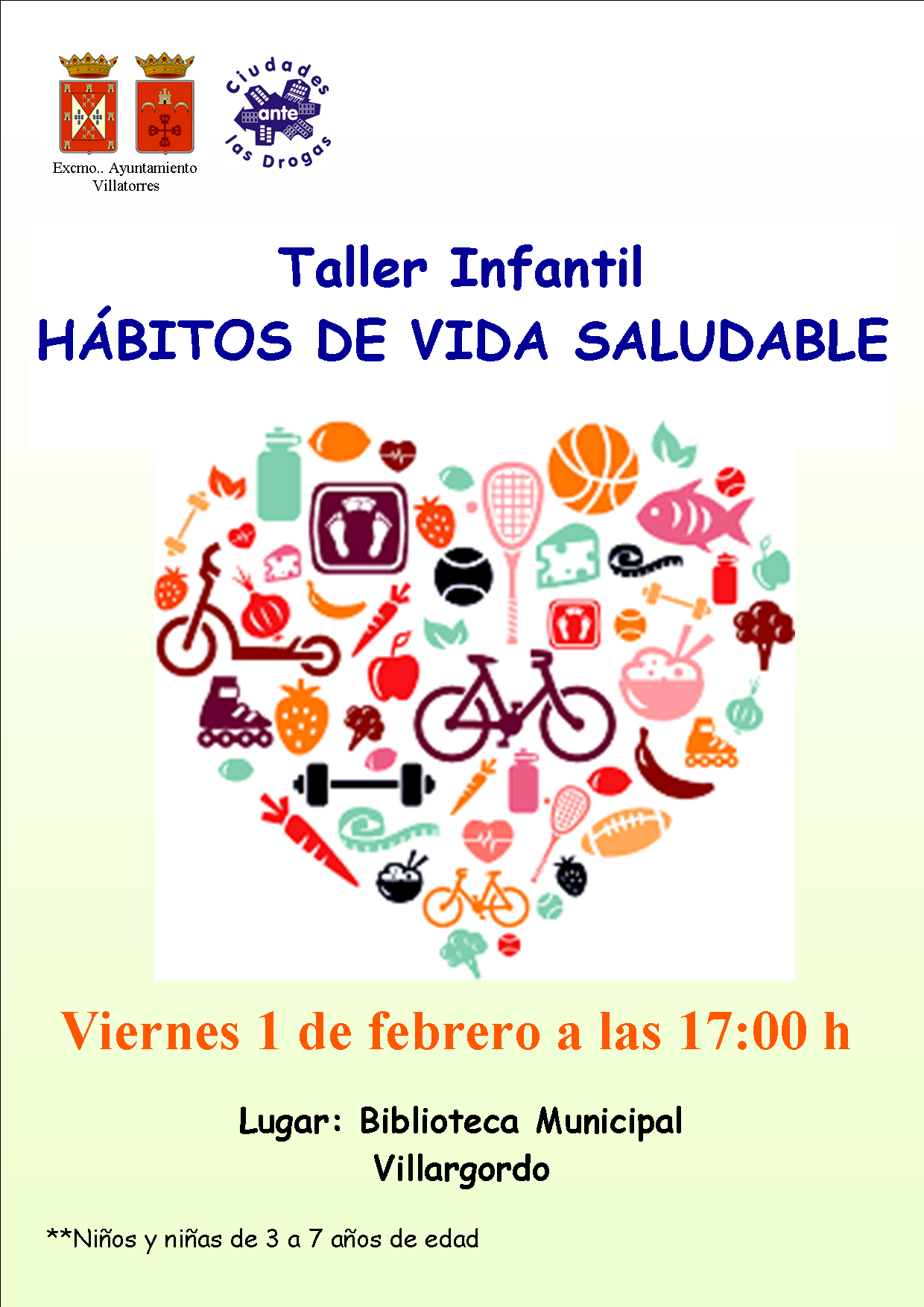 Taller infantil: Hábitos de vida saludables