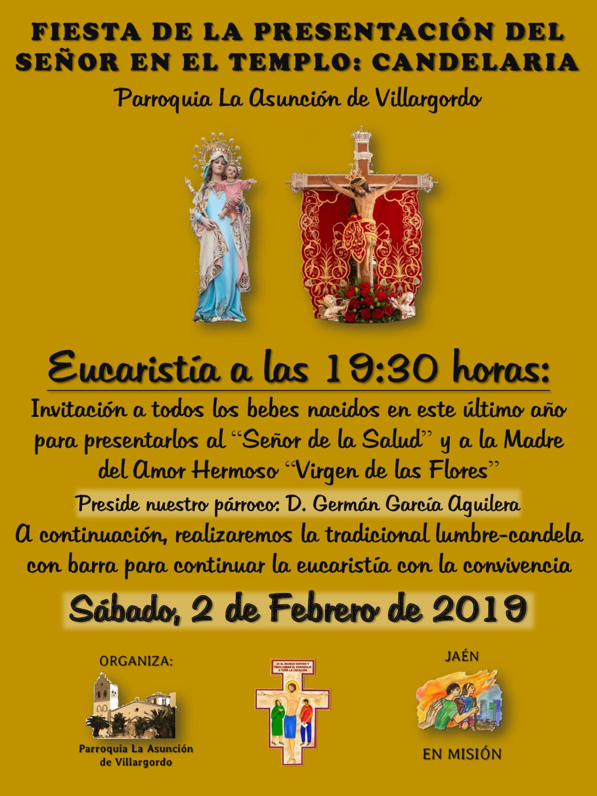 Fiesta de la Presentación del Señor en el Templo: Candelaria