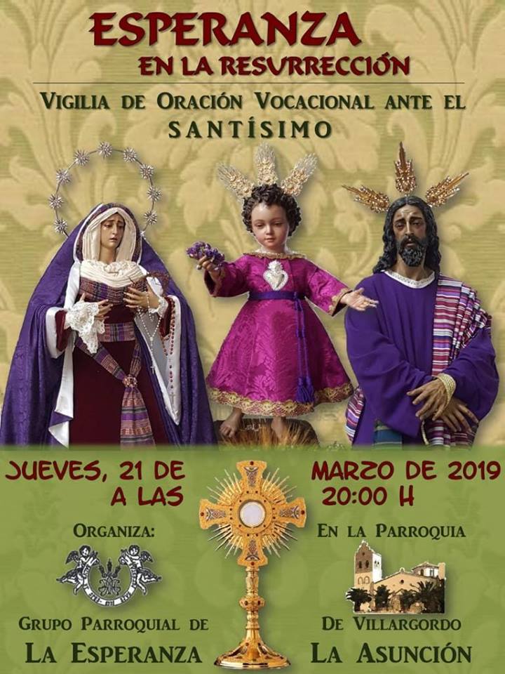Vigilia de oración vocacional ante el Santísimo