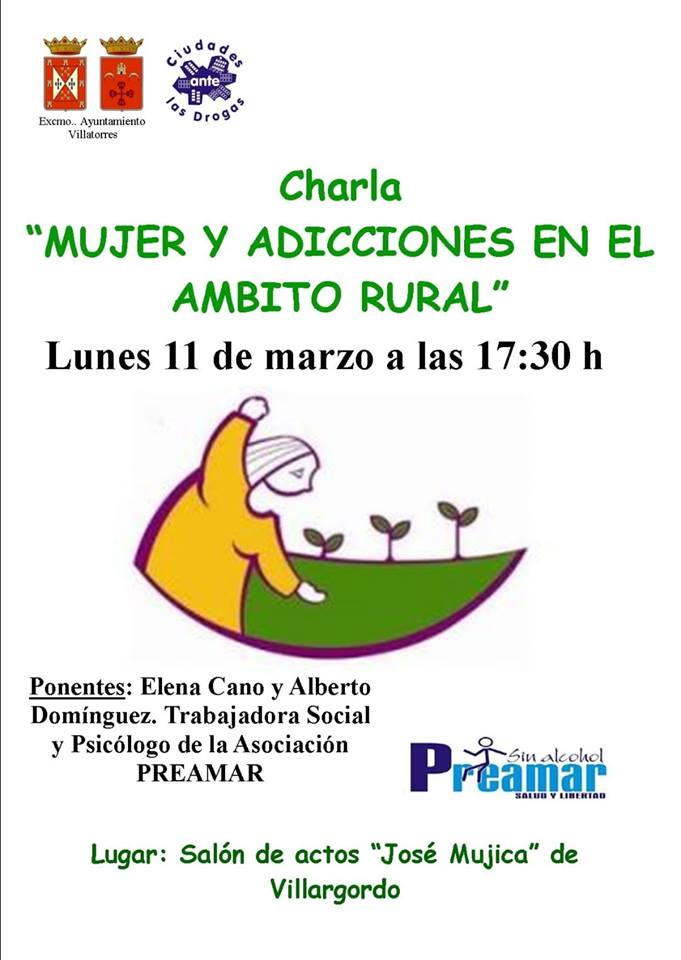 Charla: Mujer y adicciones en el mundo rural