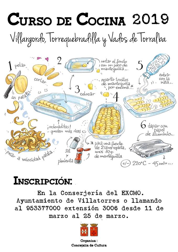 Abierto el plazo de inscripción al curso de cocina 2019