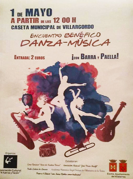 Encuentro benéfico Danza-Música el próximo 1 de mayo