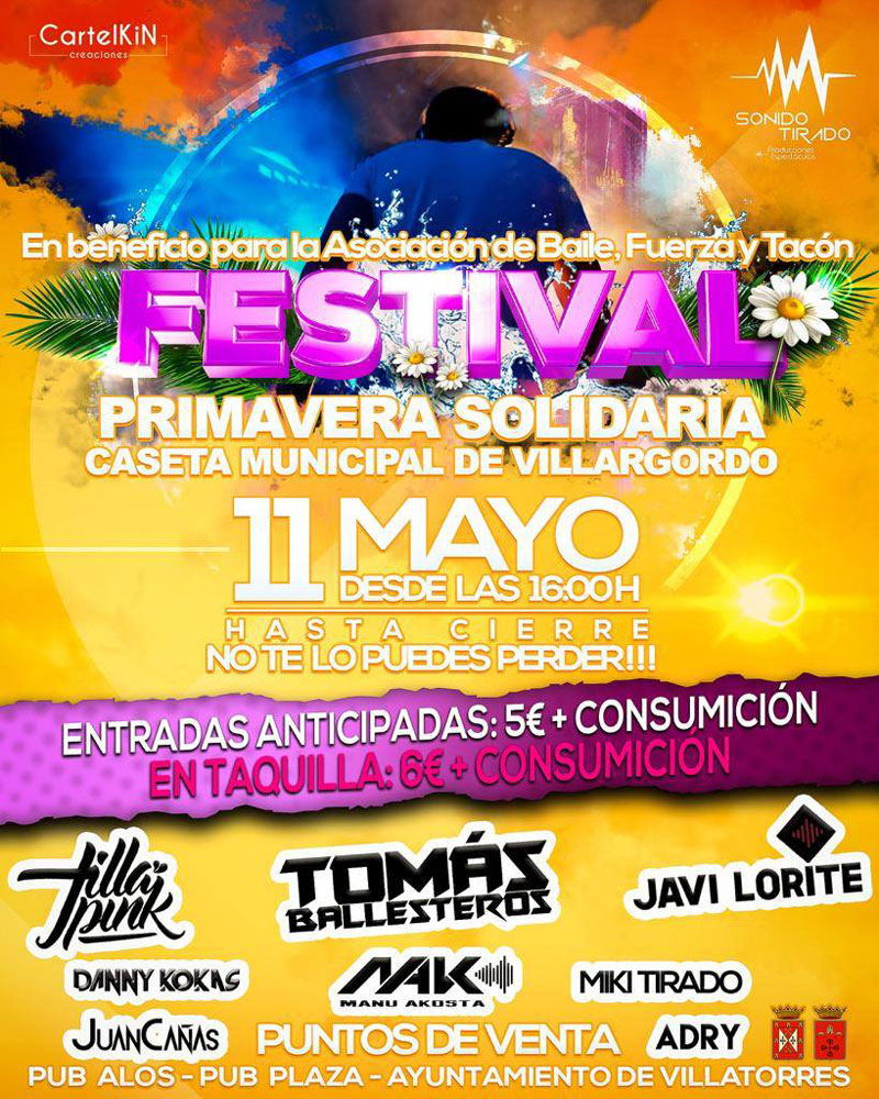 Festival Primavera Solidaria el 11 de Mayo