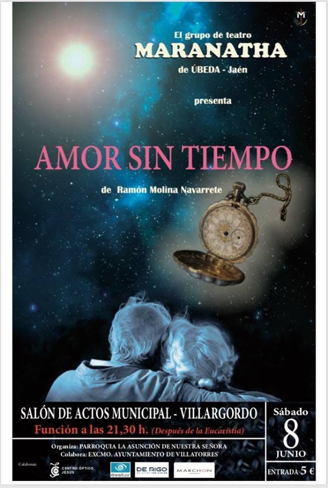 Vuelve la obra de teatro: "Amor sin tiempo" el próximo 8 de junio
