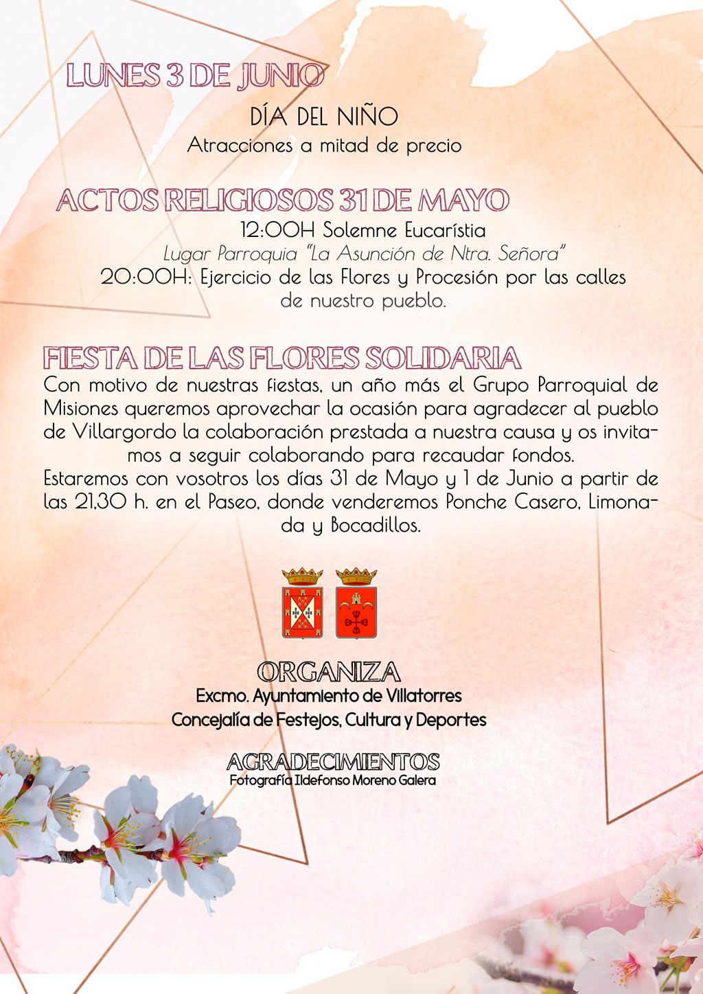 Programación Fiesta de las Flores 2019