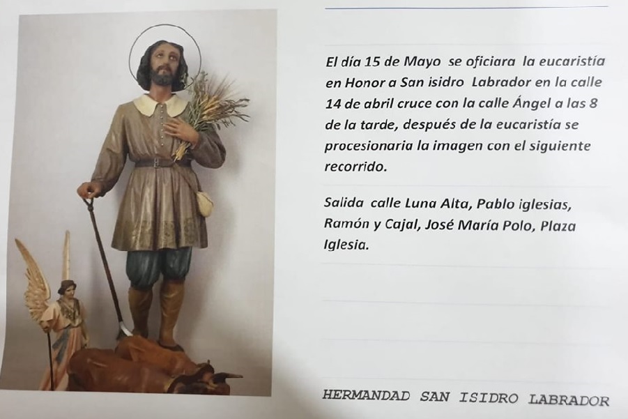 Misa y Procesión de San Isidro Labrador
