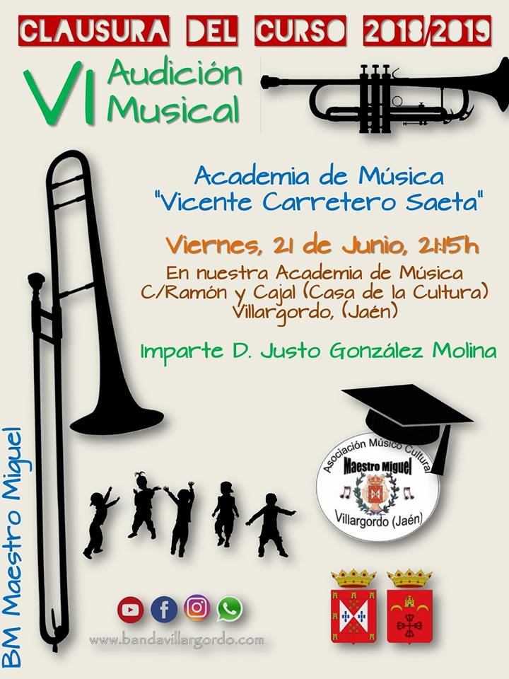 VI Audición Musical de la Academia de Música: Vicente Navarro Saeta