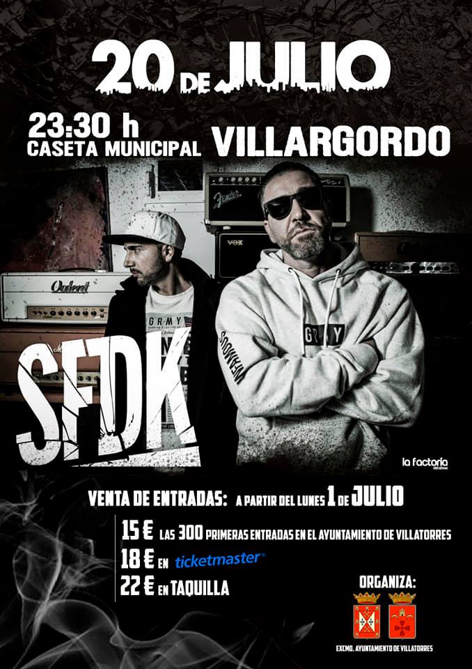Concierto SFDK el 20 de Julio