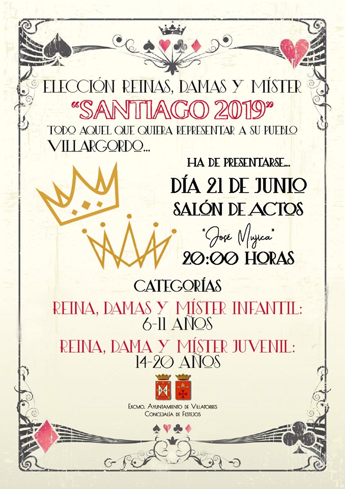 Elección de Reina, Damas y Míster Santiago 2019