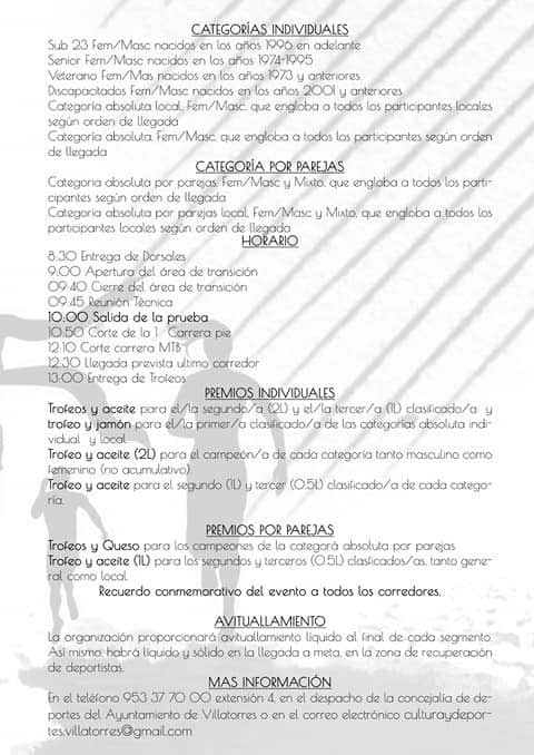III Duatlon Cross Villatorres
