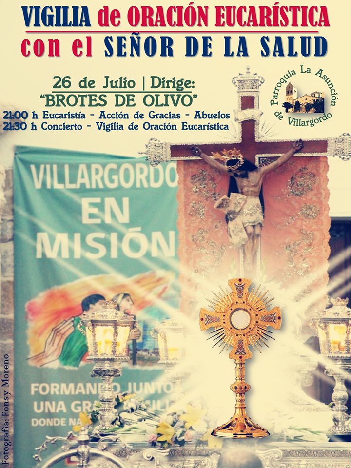 Vigilia de Oración Eucarística con el Señor de la Salud