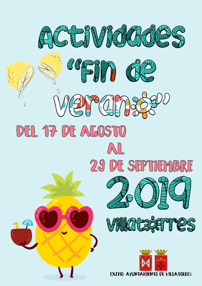 Actividades Fin de Verano 2019