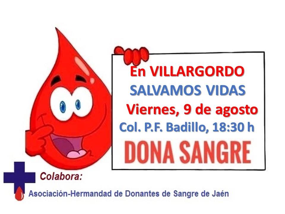 Donación de Sangre 9 de Agosto