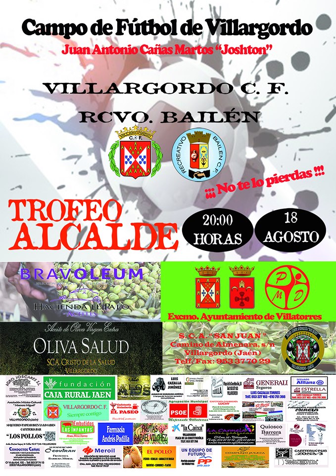 Trofeo Alcalde Villargordo C.F. vs RCVO. Bailen