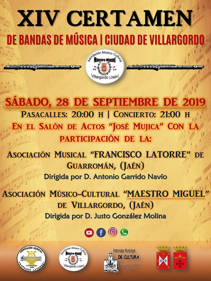 XIV Certamen de Bandas de Música Ciudad de Villargordo