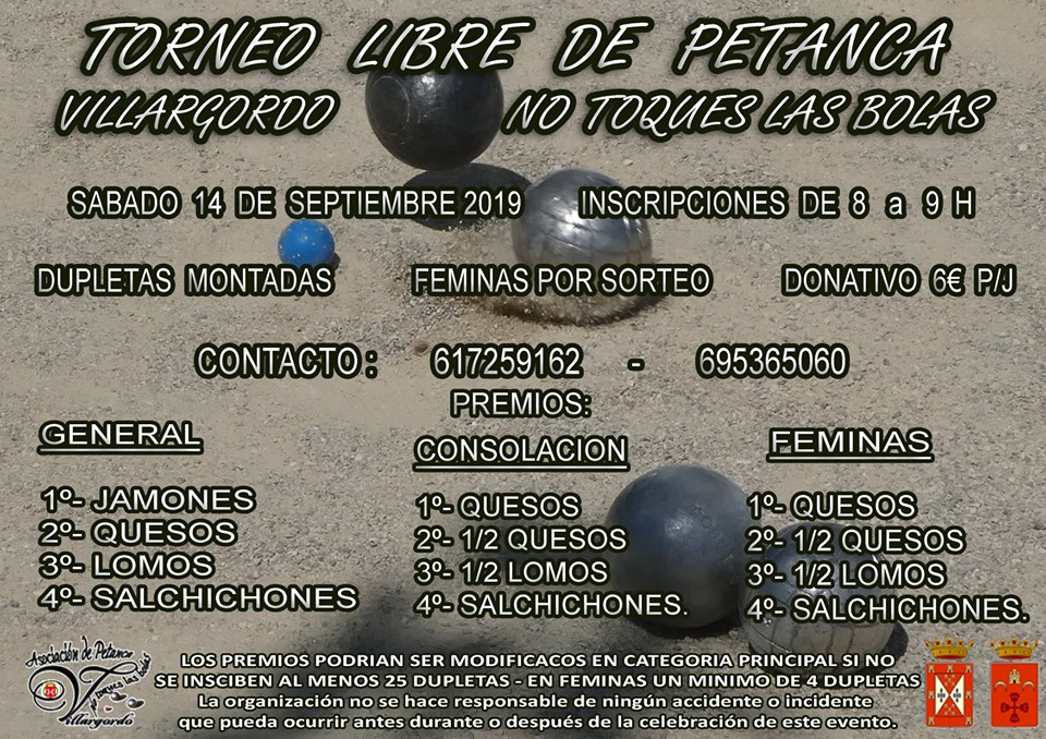 Torneo Libre de Petanca 