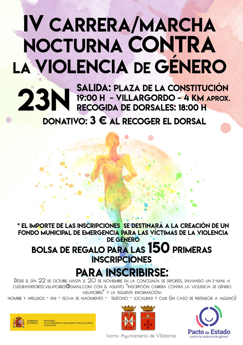 IV Carrera/Marcha nocturna contra la violencia de genero
