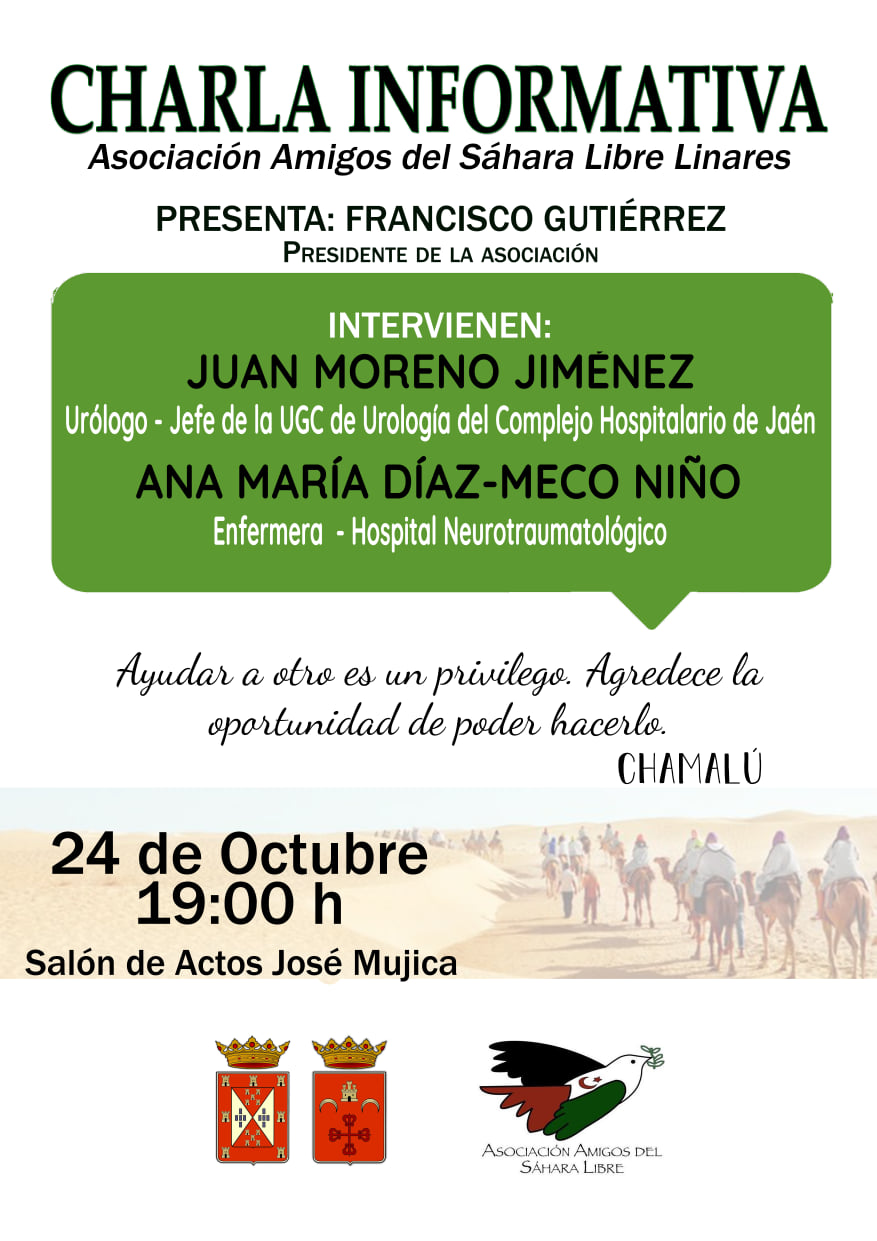 Charla informativa por la Asociación Amigos del Sahara Libre Linares