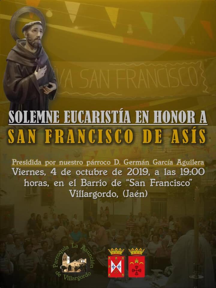 Solemne Eucaristía en honor a San Francisco de Asís