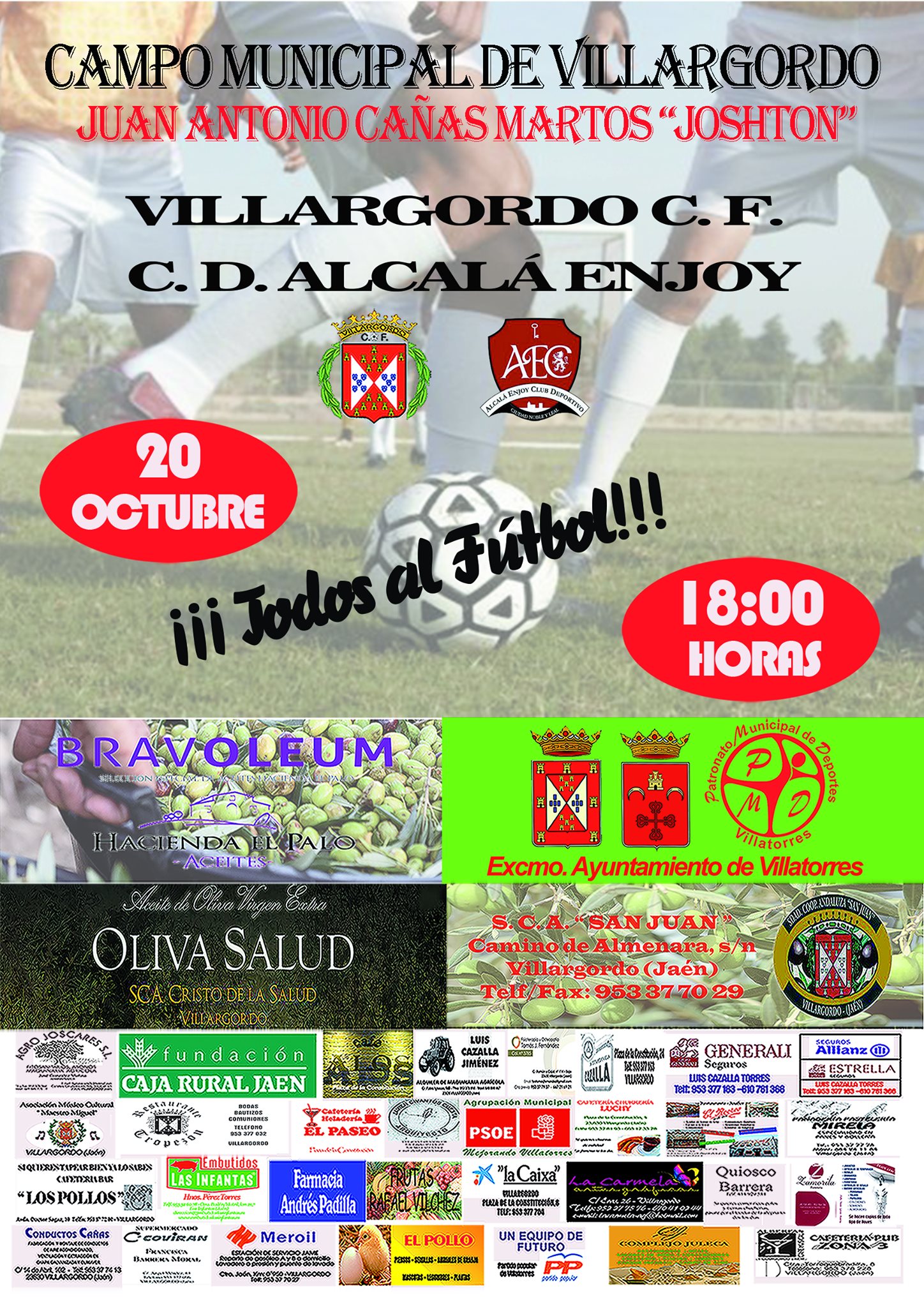 Partido de Futbol Villargordo C.F. - C.D. Alcalá Enjoy