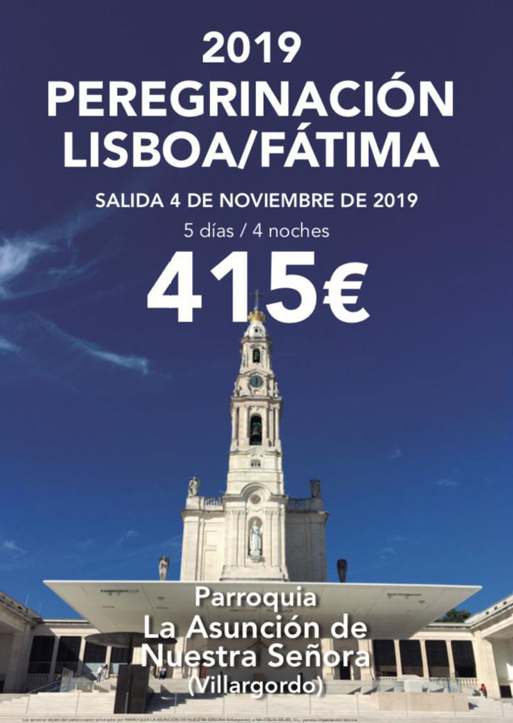 Peregrinación Lisboa y Fátima