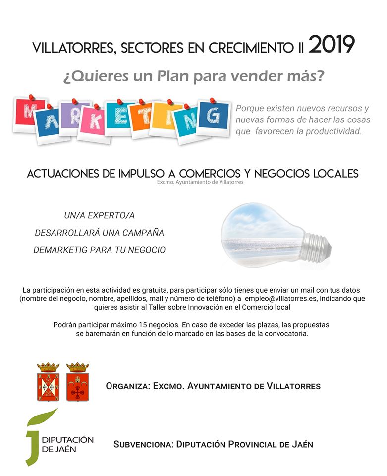 Inscripción al Taller sobre Innovación en el Comercio Local